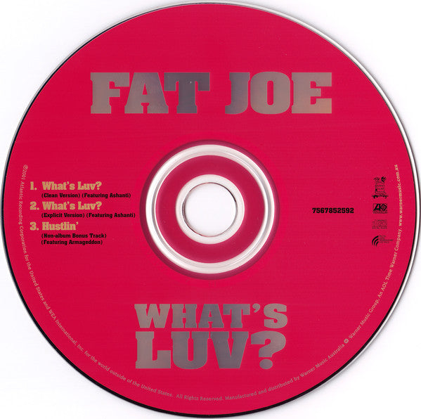 Fat Joe : What's Luv? (CD, Single)