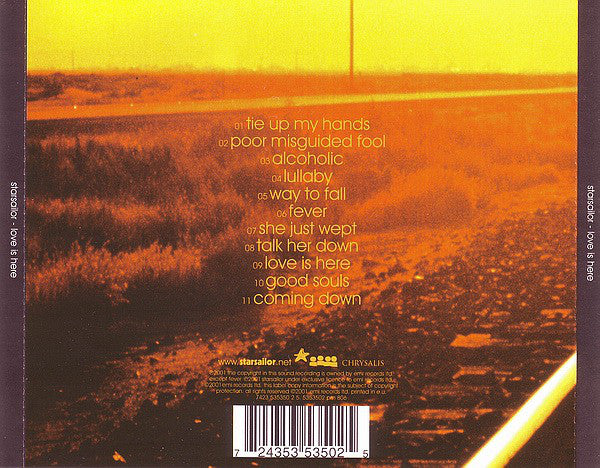 Starsailor : Love Is Here (CD, Album, RP)