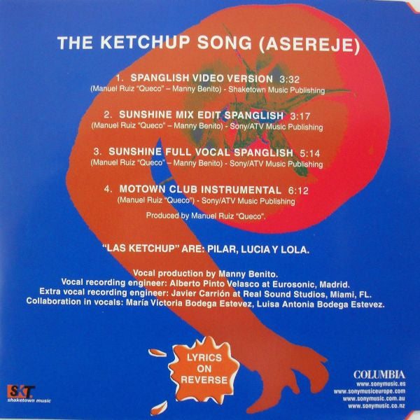 Las Ketchup : The Ketchup Song (Asereje) (CD, Single, Tec)
