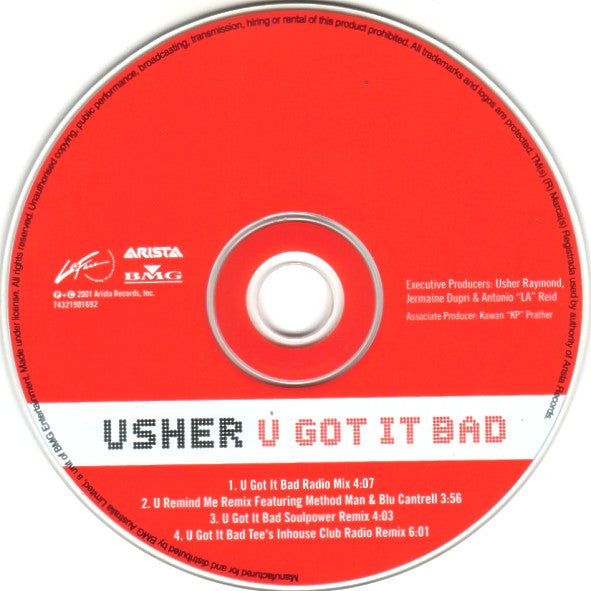 Usher : U Got It Bad (CD, Single)