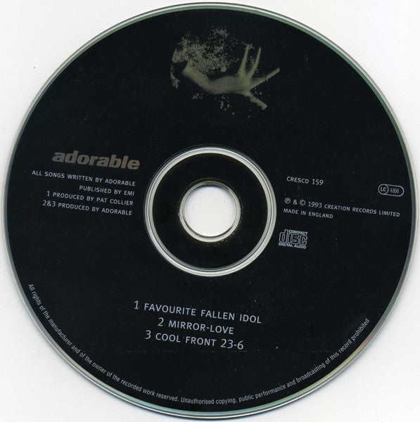Adorable : Favourite Fallen Idol (CD, Single)