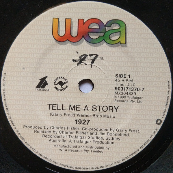 Nineteen 27* : Tell Me A Story (7", Single)