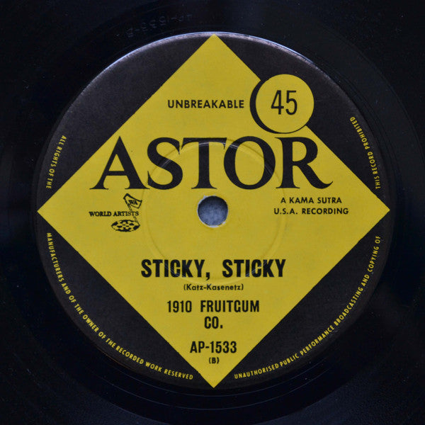 1910 Fruitgum Company : 1, 2, 3, Red Light  (7", Single)