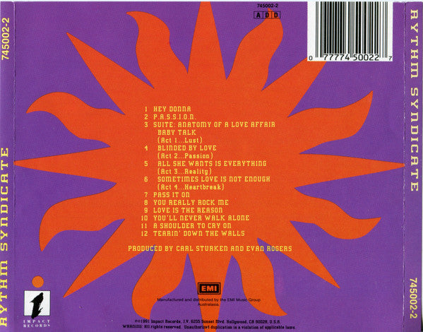 Rythm Syndicate (2) : Rythm Syndicate (CD, Album)