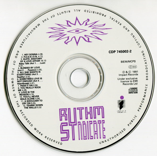 Rythm Syndicate (2) : Rythm Syndicate (CD, Album)