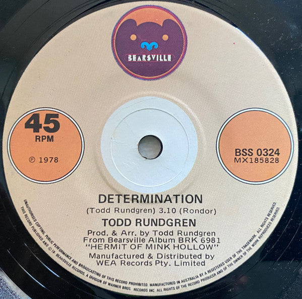 Todd Rundgren : Can We Still Be Friends (7", Single)