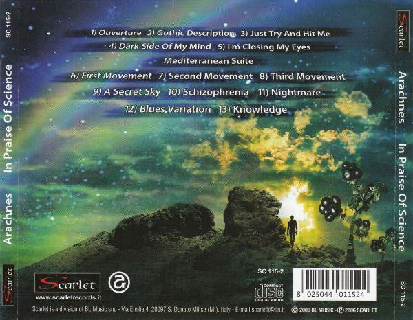 Arachnes : In Praise Of Science (CD, Album)