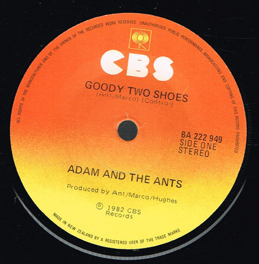 Adam Ant : Goody Two Shoes (7", Single)