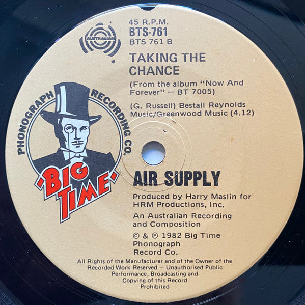 Air Supply : Even The Nights Are Better (7", Single)