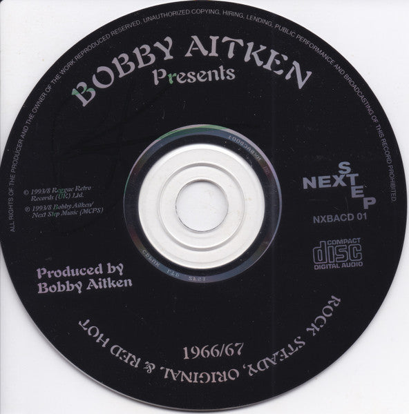 Bobby Aitken : Rock Steady, Original And Red Hot (1966/67) (CD, Comp)