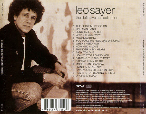 Leo Sayer : The Definitive Hits Collection (CD, Comp)