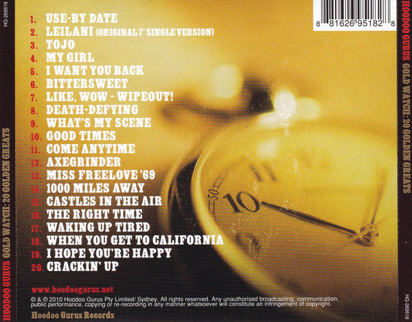 Hoodoo Gurus : Gold Watch: 20 Golden Greats (CD, Comp)