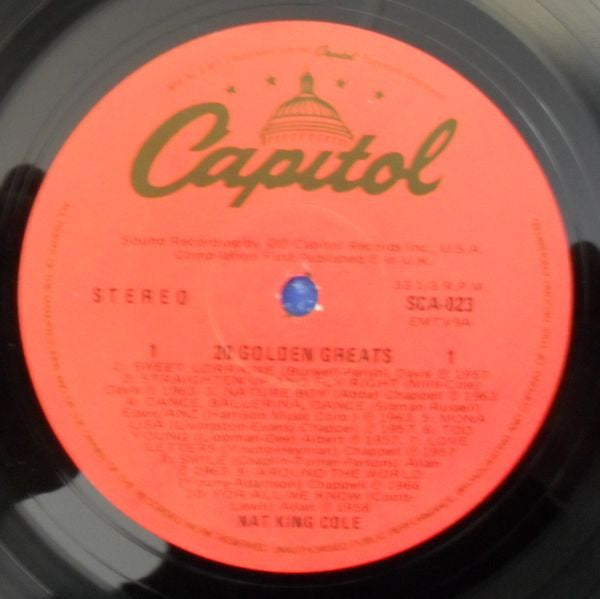 Nat King Cole : 20 Golden Greats (LP, Comp)