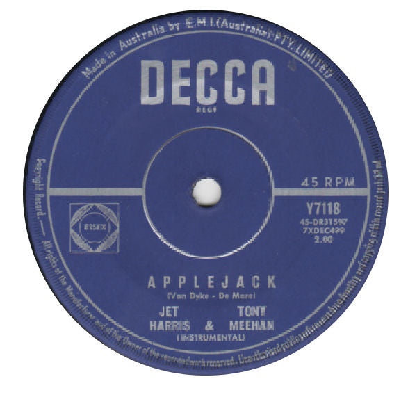 Jet Harris & Tony Meehan* : Applejack (7", Single)