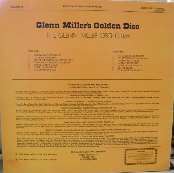Glenn Miller : Golden Disc (LP, Comp)