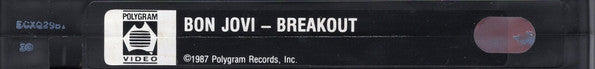 Bon Jovi : Videosingles Breakout (VHS, Comp, PAL)