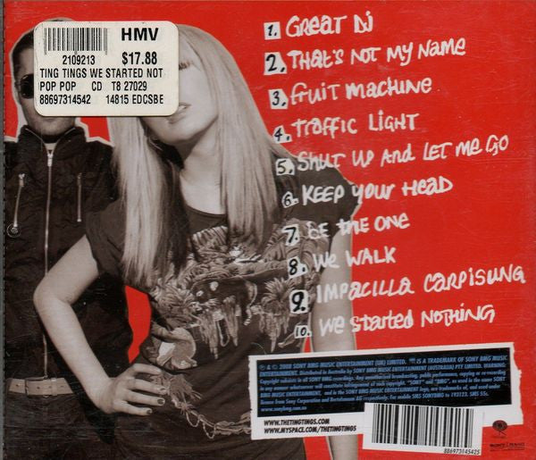 The Ting Tings : We Started Nothing (CD, Album)