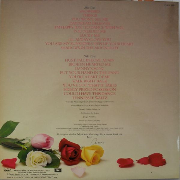 Anne Murray : Anne Murray's Greatest Hits (LP, Comp)