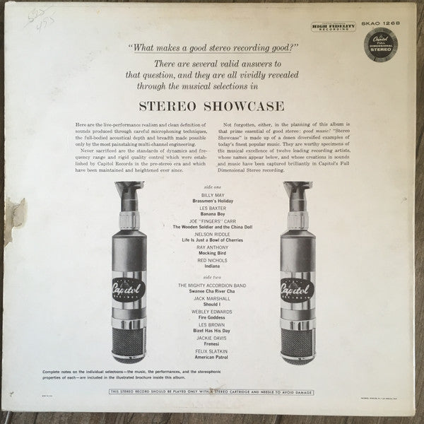 Various : Stereo Showcase (LP, Album, Comp, Gat)