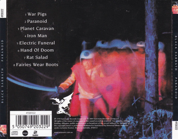 Black Sabbath : Paranoid (CD, Album, RE, RM)