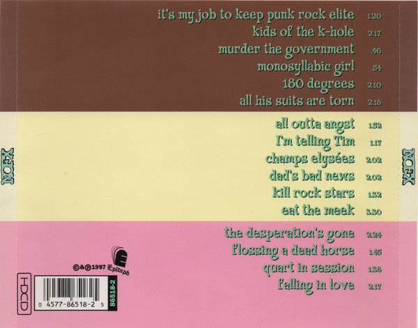 NOFX : So Long And Thanks For All The Shoes (HDCD, Album)