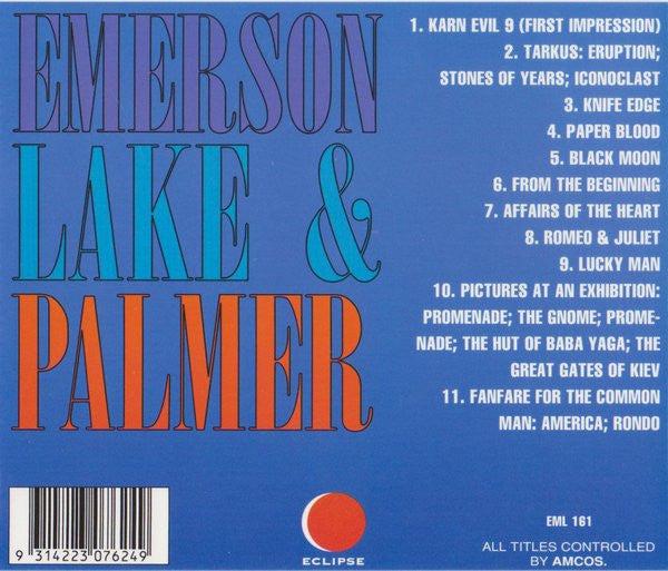 Emerson, Lake & Palmer : Fanfare For The Common Man (CD, Unofficial)