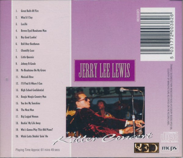 Jerry Lee Lewis : Killer Concert (CD, Comp)