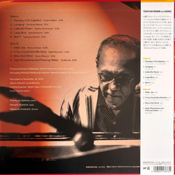 Toshiyuki Sekine Trio = 関根敏行トリオ* : Longing (LP, Album)
