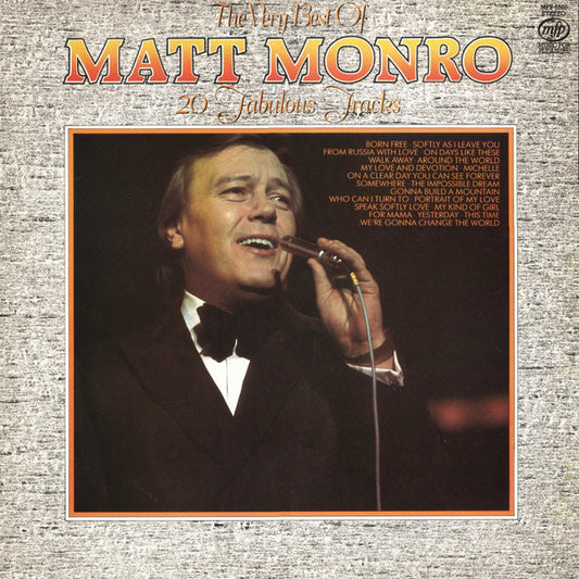 Matt Monro : The Very Best Of Matt Monro (LP, Comp, RE)