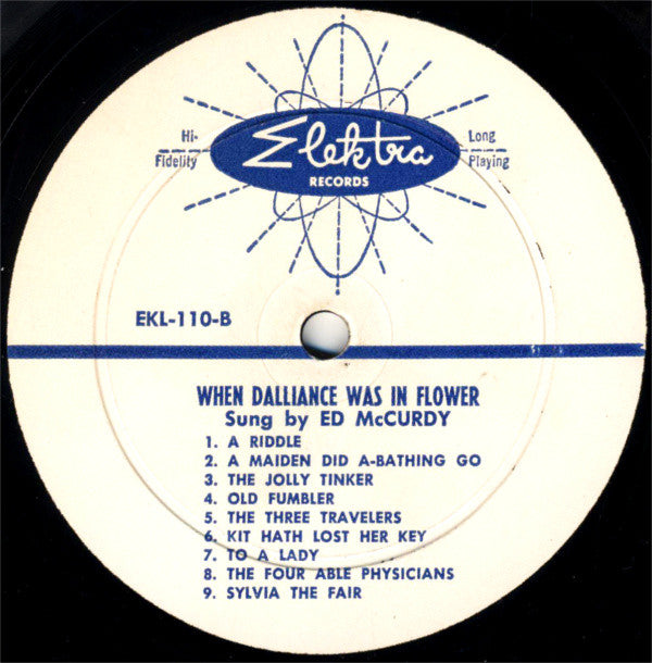 Ed McCurdy, Erik Darling, Alan Arkin : When Dalliance Was In Flower (LP, Album, RP)