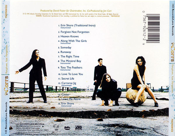 The Corrs : Forgiven, Not Forgotten (CD, Album, D.A)