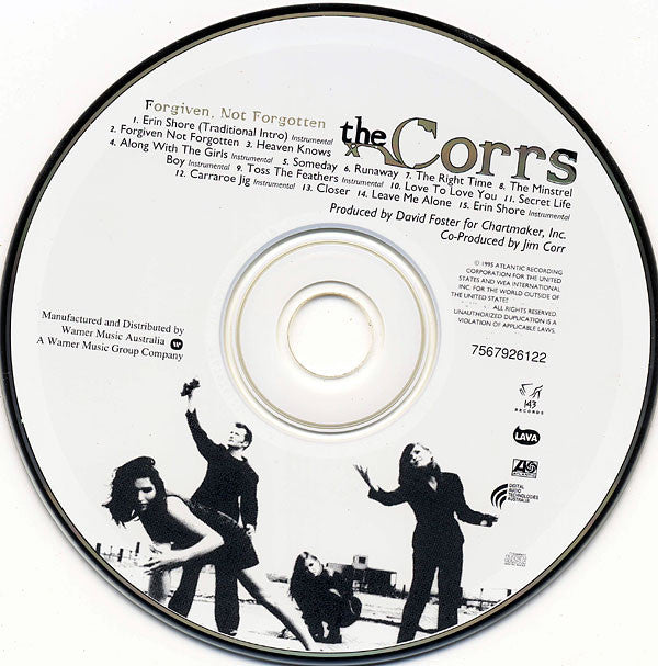 The Corrs : Forgiven, Not Forgotten (CD, Album, D.A)