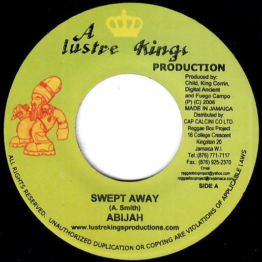 Abijah / Ras Attitude : Swept Away / Royal Bless (7")