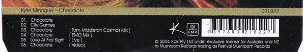Kylie* : Chocolate (CD, Single, Enh)