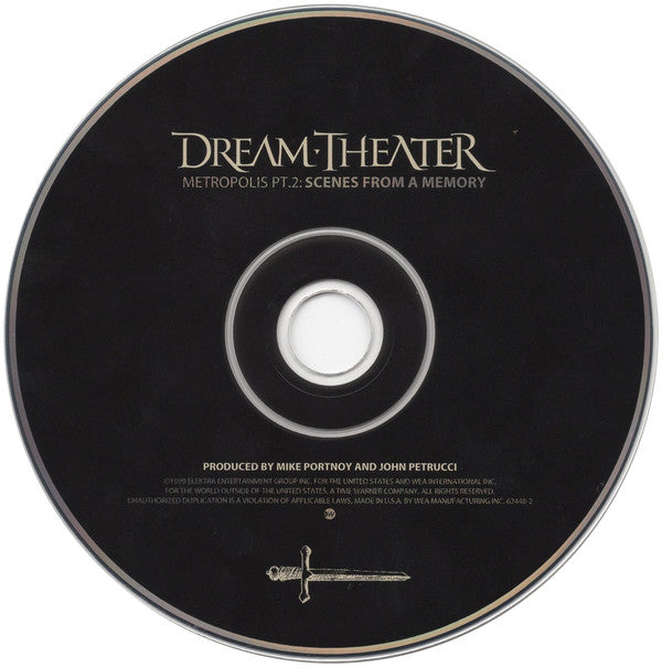 Dream Theater : Metropolis Pt. 2: Scenes From A Memory (CD, Album)