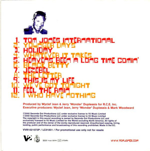 Tom Jones : Mr. Jones (CD, Album, Promo)