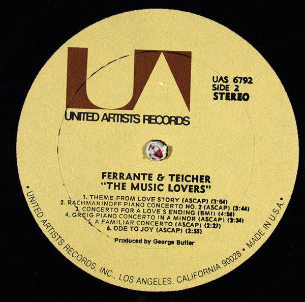 Ferrante & Teicher : The Music Lovers (LP, Album)