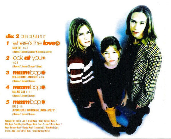 Hanson : Where's The Love (CD, Single, CD1)