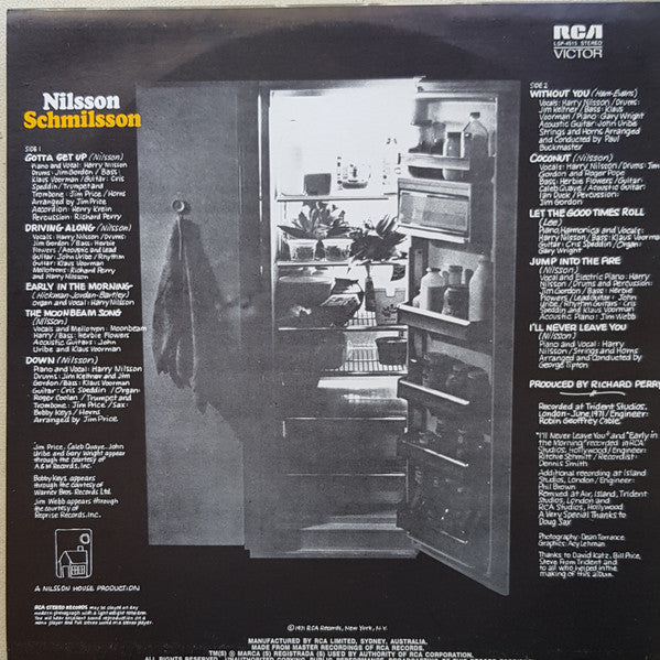Nilsson* : Nilsson Schmilsson (LP, Album)