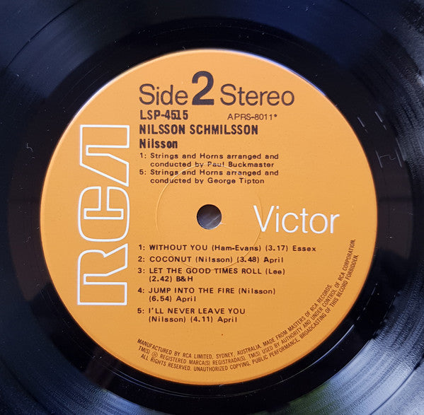 Nilsson* : Nilsson Schmilsson (LP, Album)