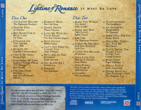 Various : Lifetime Of Romance - It Must Be Love (2xCD, Comp)