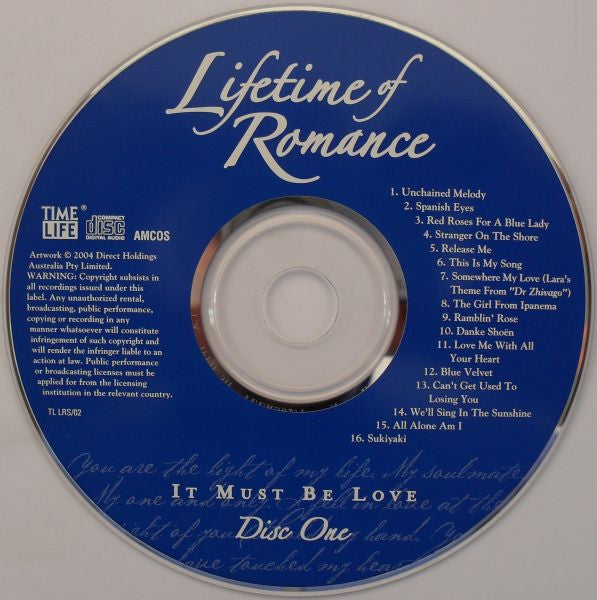 Various : Lifetime Of Romance - It Must Be Love (2xCD, Comp)