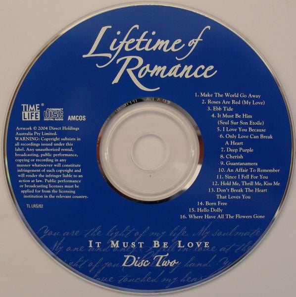 Various : Lifetime Of Romance - It Must Be Love (2xCD, Comp)