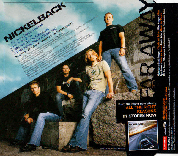 Nickelback : Far Away (CD, Single, Enh)