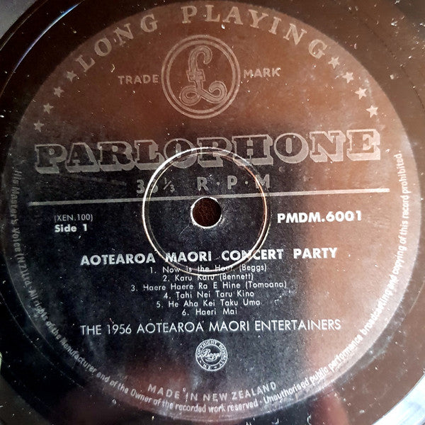Aotearoa Maori Entertainers 1956* : Ao-tea-roa Maori Entertainers 1956 (10")