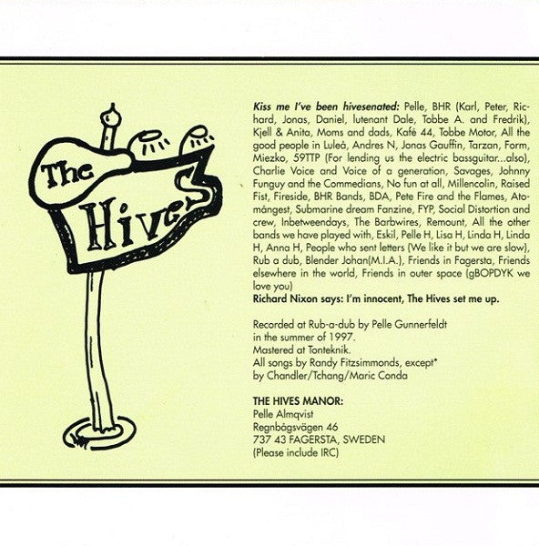 The Hives : Barely Legal (CD, Album)
