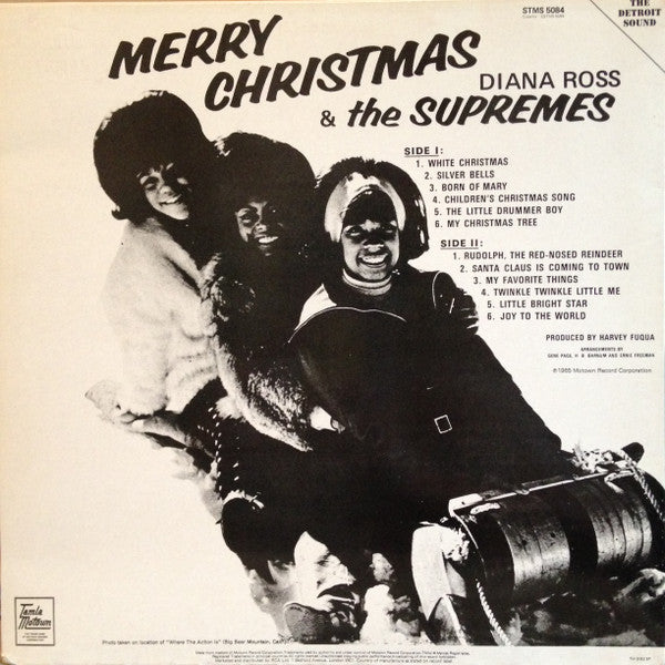 Diana Ross & The Supremes* : Merry Christmas (LP, Album, RE)