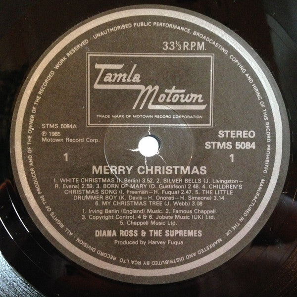 Diana Ross & The Supremes* : Merry Christmas (LP, Album, RE)