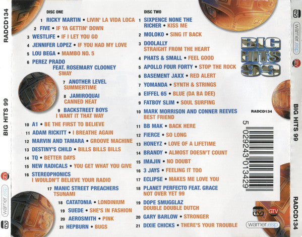 Various : Big Hits 99 (2xCD, Comp)