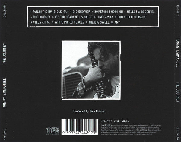 Tommy Emmanuel : The Journey (CD, Album)